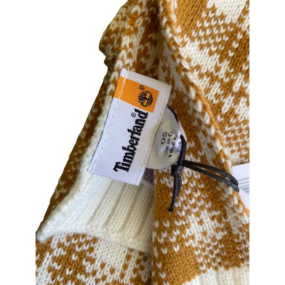 Timberland plaid soft acrylic knit scarf - Picture 6 of 7